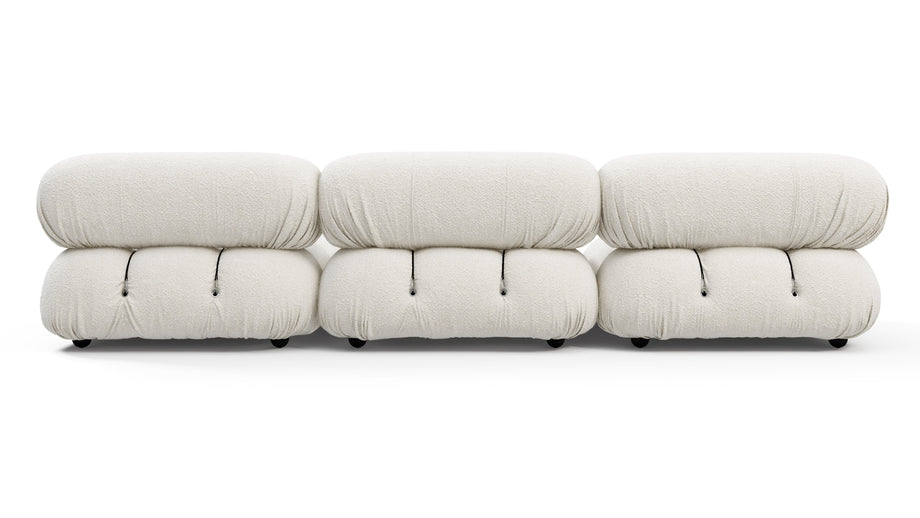 Bellini SeccionalWhite Boucle