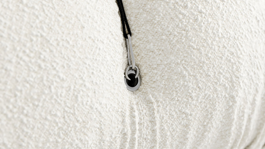Bellini SeccionalWhite Boucle