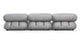 Bellini Sectional - Light Gray Velvet - Image 5