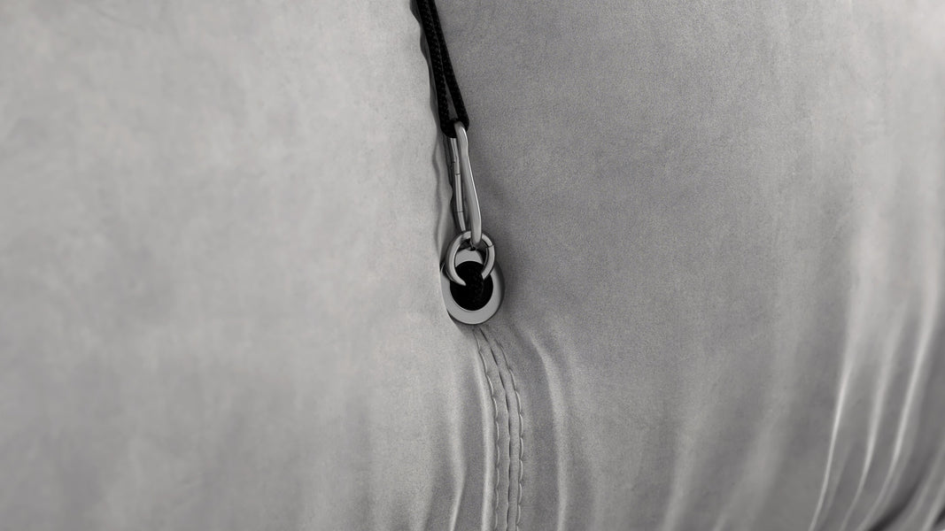 Bellini SectionalLight Gray Velvet