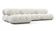 Bellini Sectional - White Boucle - Image 2