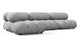 Bellini Sectional - Light Gray Velvet - Image 2