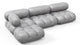 Bellini Sectional - Light Gray Velvet - Image 3