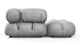 Bellini Sectional - Light Gray Velvet - Image 4
