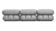 Bellini Sectional - Light Gray Velvet - Image 5