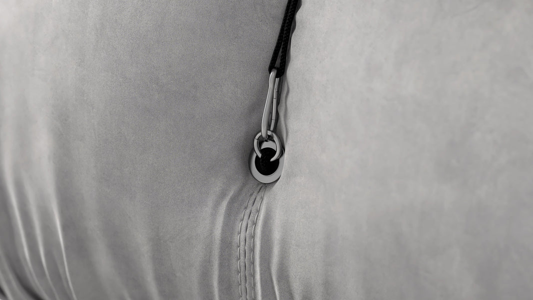 Bellini SectionalLight Gray Velvet
