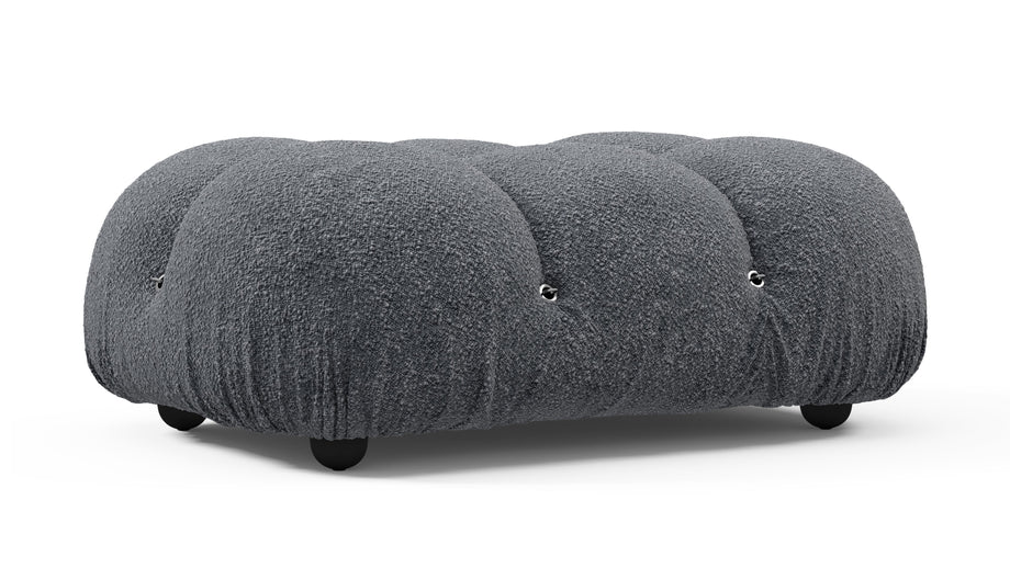 Bellini OttomanGray Boucle