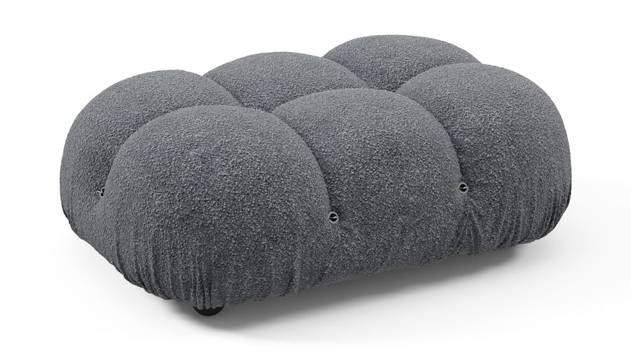 Bellini OttomanGray Boucle