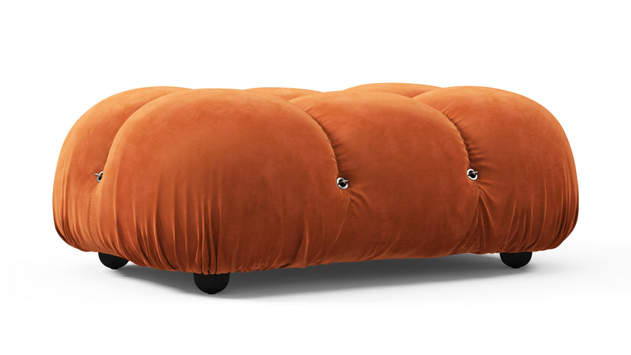 Bellini OttomanApricot Velvet