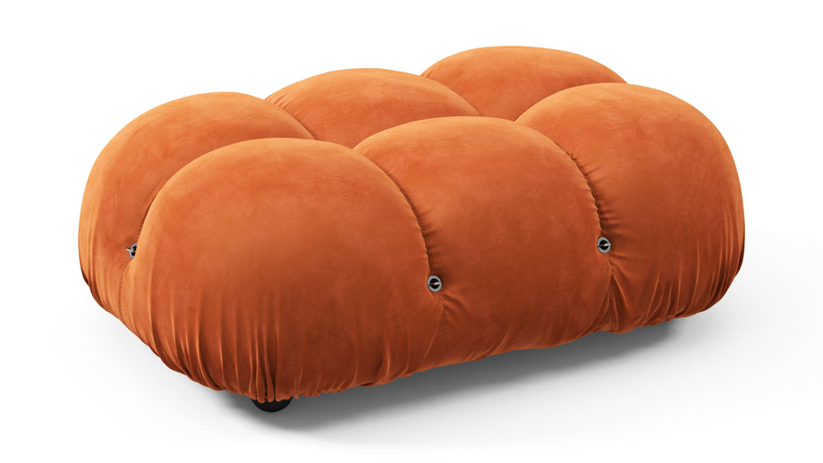 Bellini OttomanApricot Velvet
