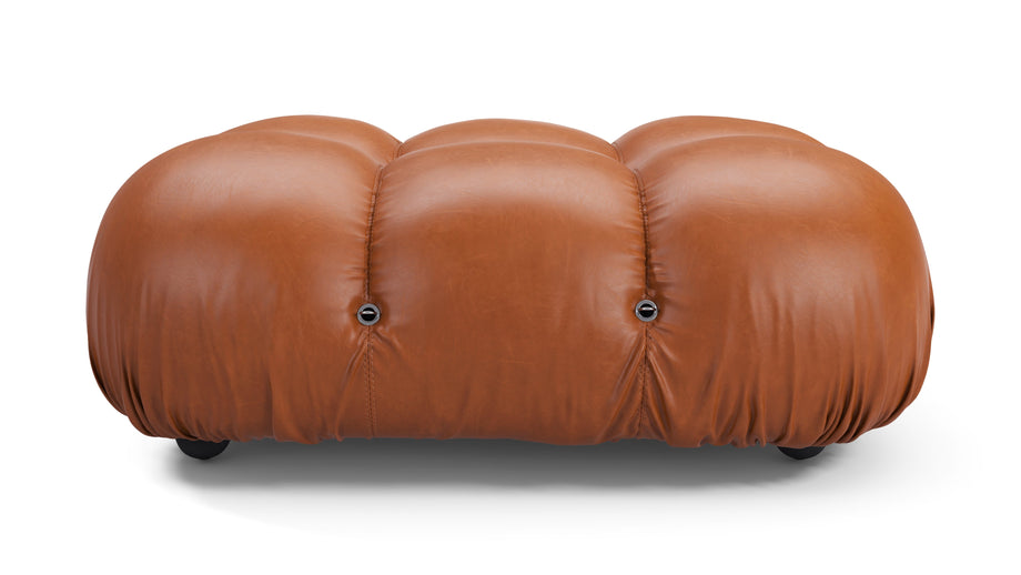 Bellini OttomanTan Premium Leather