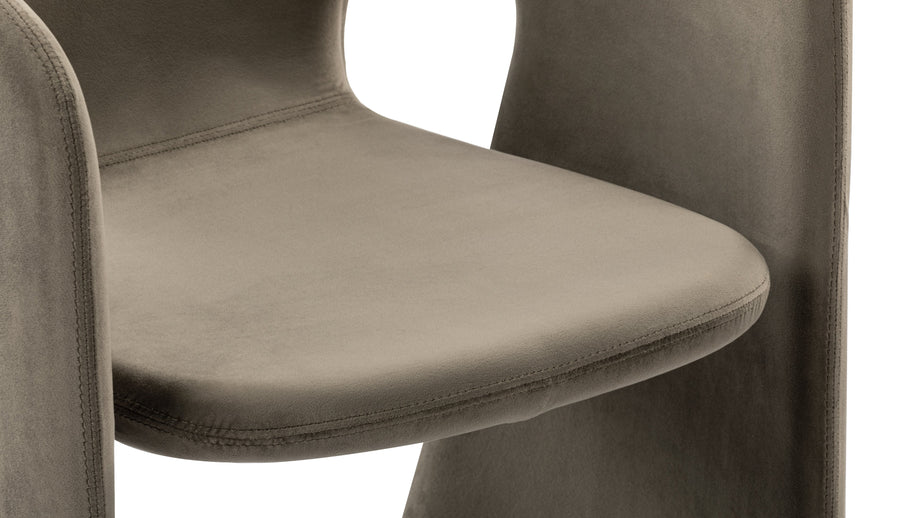 CélesteCeleste - Celeste Chair, Taupe Velvet