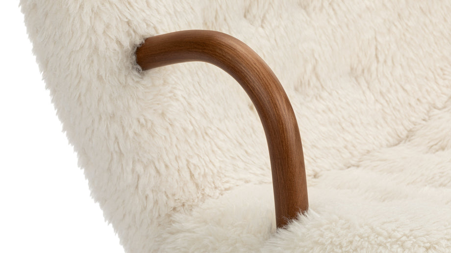 AlmejaWhite Long Hair Sherpa