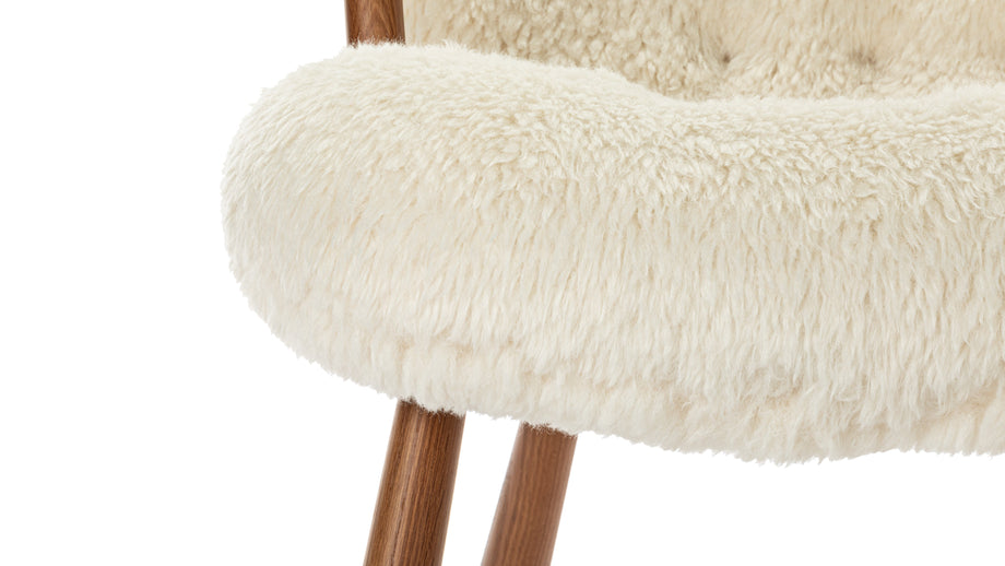 AlmejaWhite Long Hair Sherpa