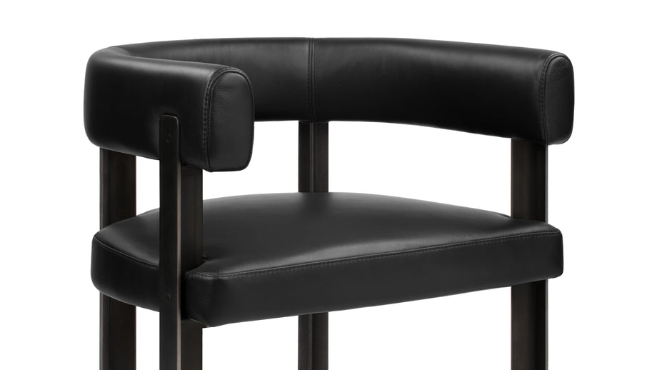 TayTay - Tay Chair, Midnight Black Premium Leather