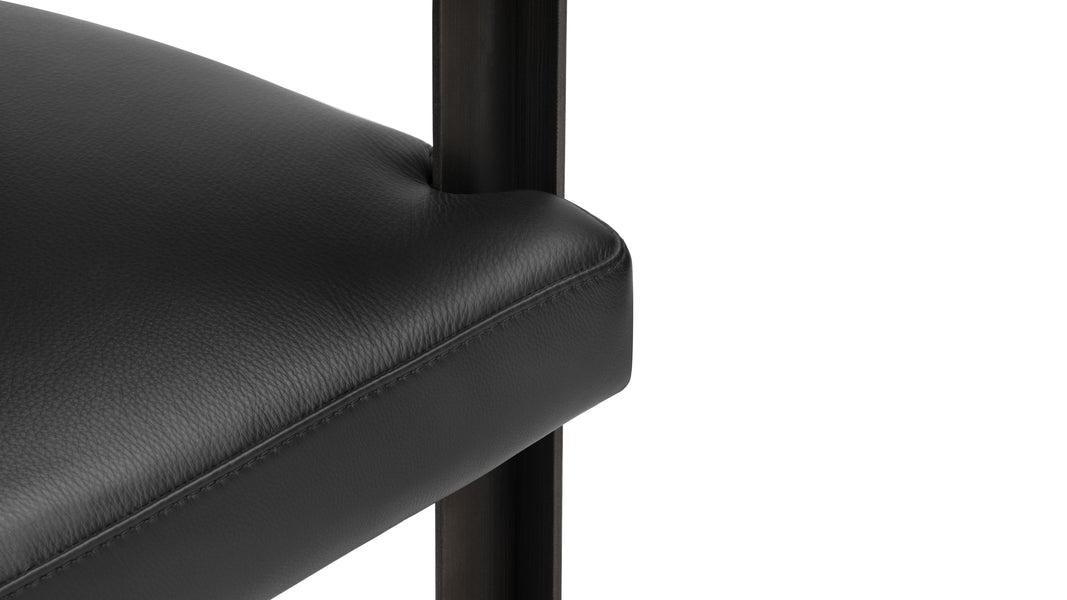 TayTay - Tay Chair, Midnight Black Premium Leather