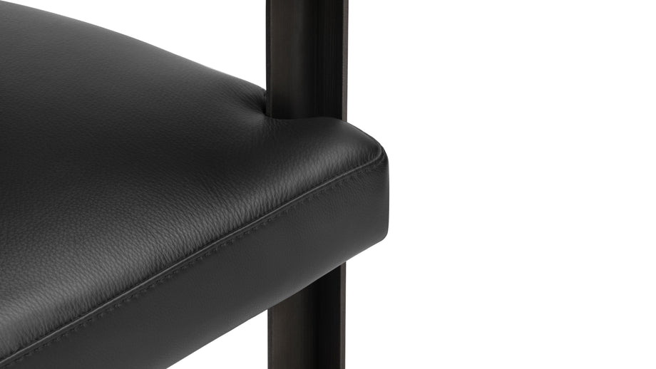 TayTay - Tay Chair, Midnight Black Premium Leather