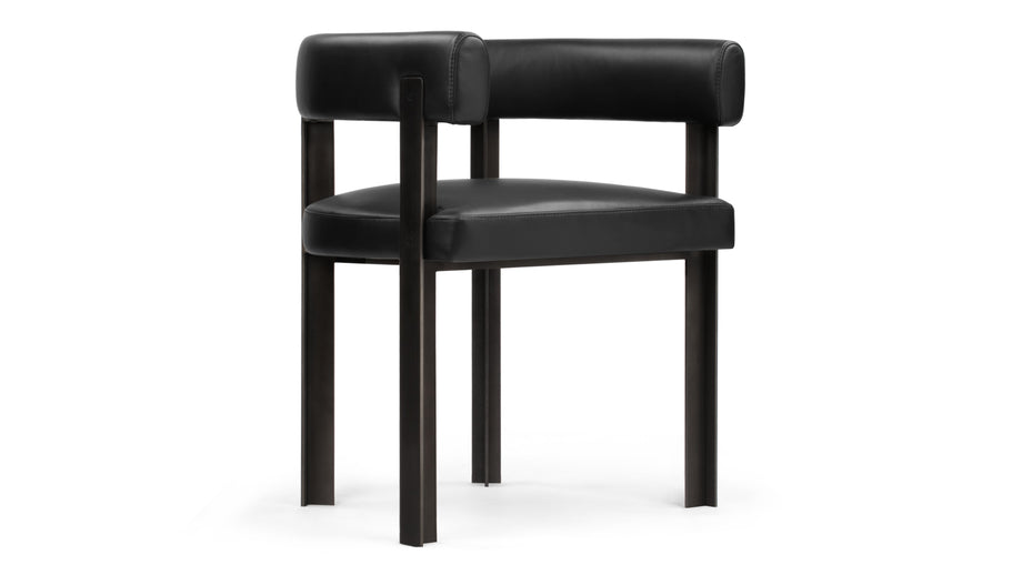 TayTay - Tay Chair, Midnight Black Premium Leather