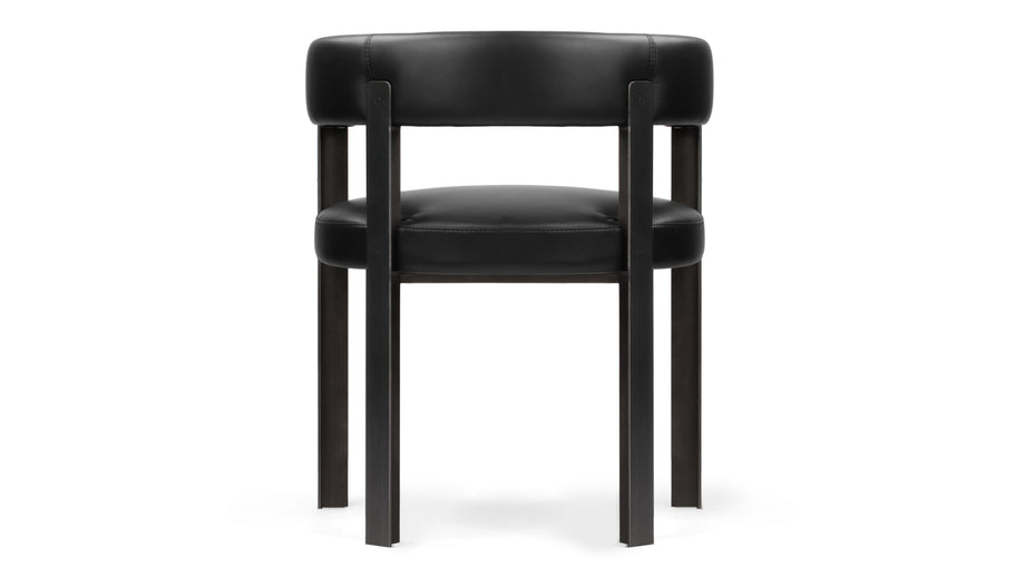 TayTay - Tay Chair, Midnight Black Premium Leather