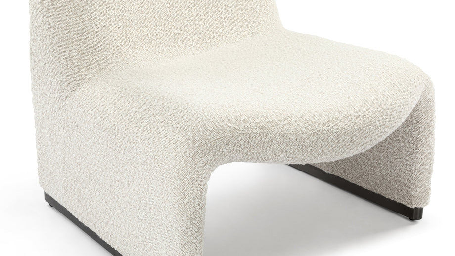 AlkyAlky - Alky Chair, White Boucle