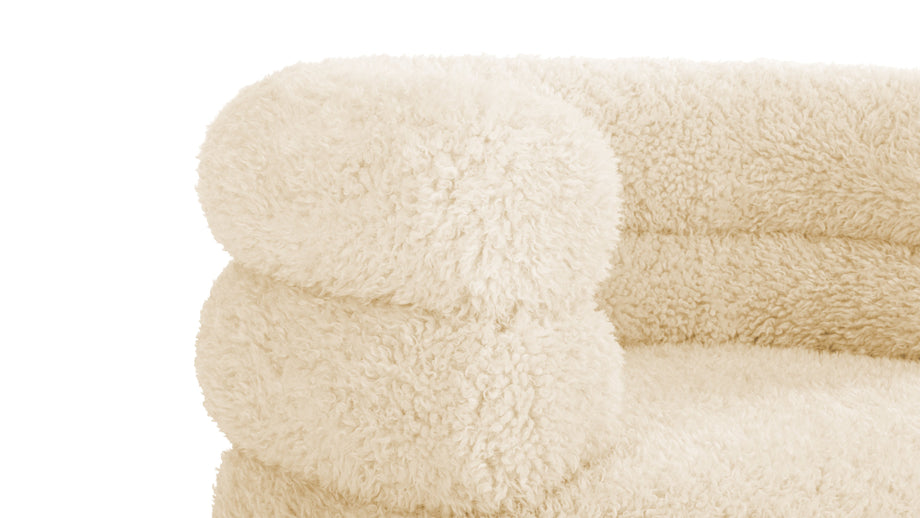 LanaWhite Long Hair Sherpa