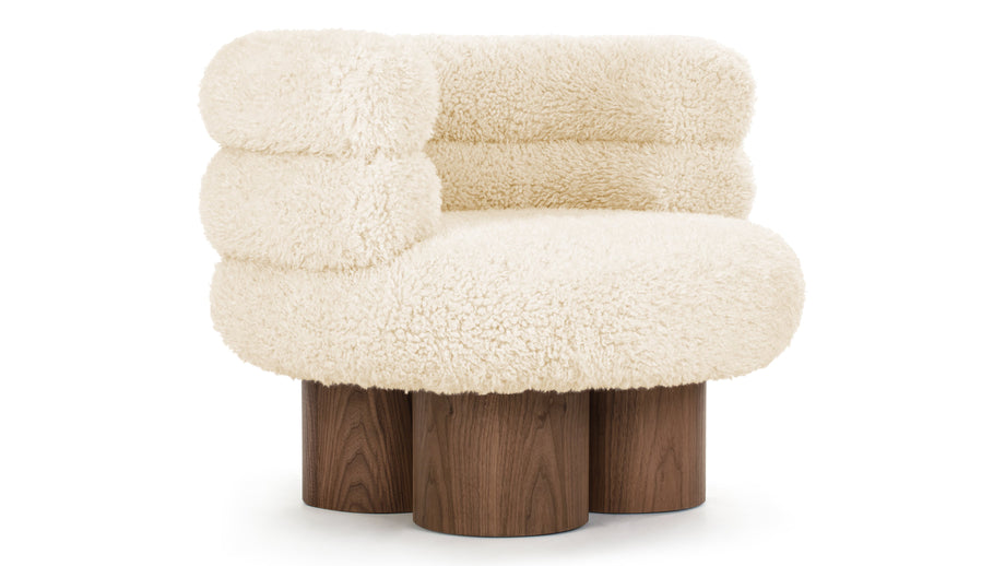 LanaWhite Long Hair Sherpa