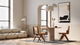 Saturn - Saturn - Saturn Round Pedestal Dining Table, Travertine, 122cm - Image 8