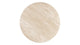 Saturn - Saturn - Saturn Round Pedestal Dining Table, Travertine, 48in - Image 4