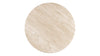Saturn - Saturn - Saturn Round Pedestal Dining Table, Travertine, 48in - Image 4