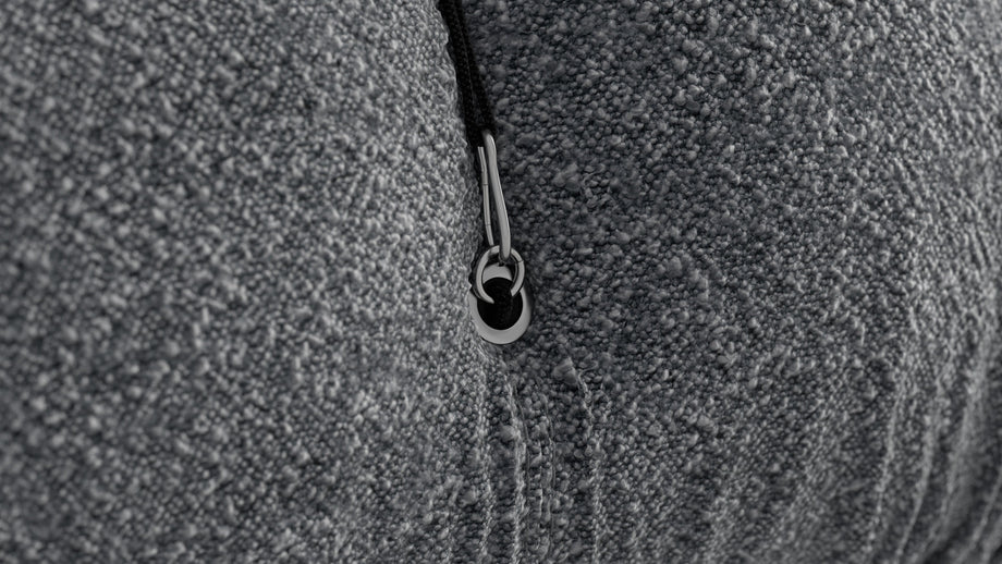 Seccional grande BelliniGray Boucle