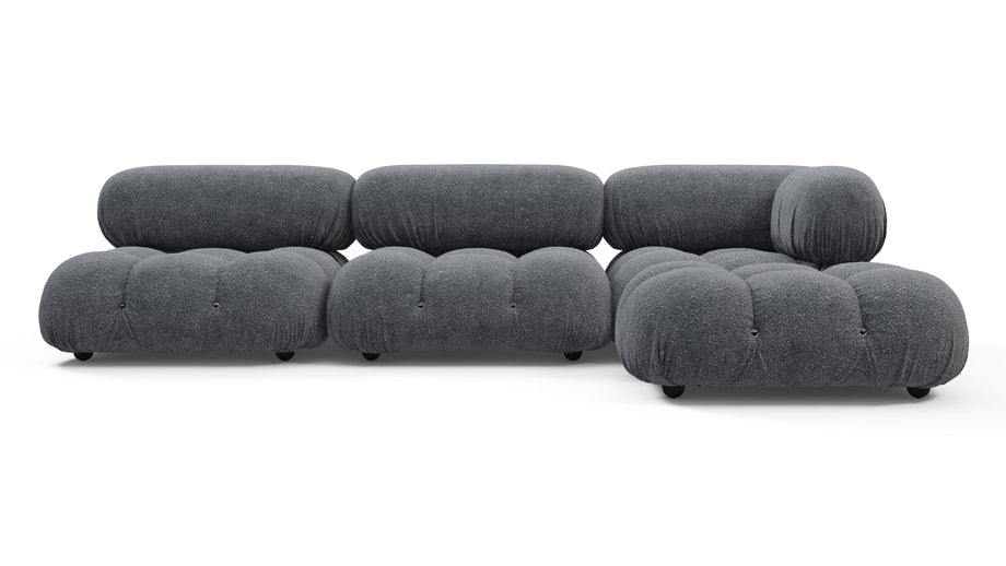 Bellini SeccionalGray Boucle