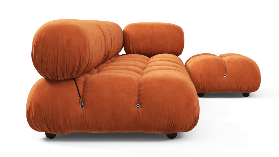 Bellini SeccionalApricot Velvet