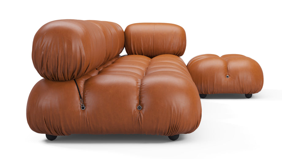 Bellini SeccionalTan Premium Leather