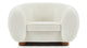 Snow - Snow - Snow Chair, White Sherpa - Image 1