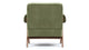 Jeanneret Lounge Chair - Olive Green Velvet - Image 4