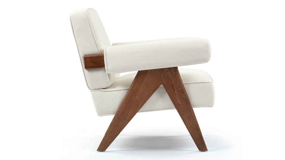 Sillón JeanneretCream Linen