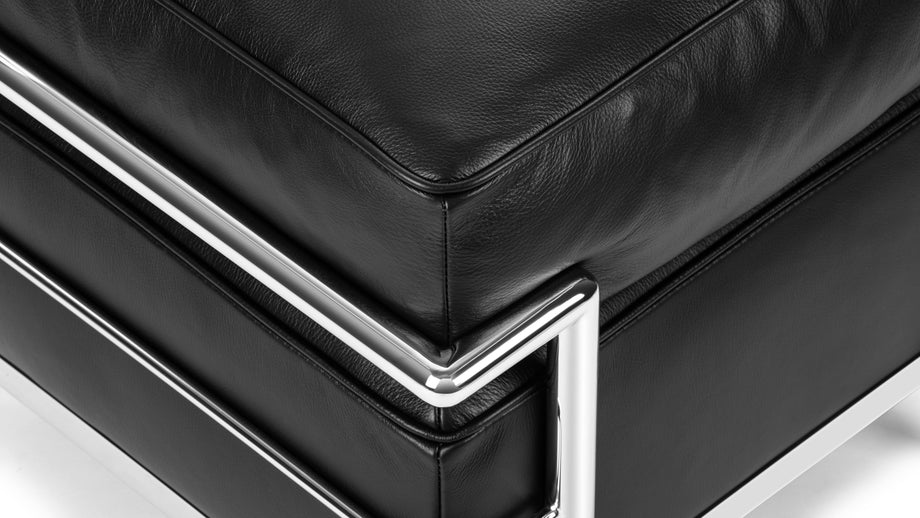 CorbusierMidnight Black Premium Leather