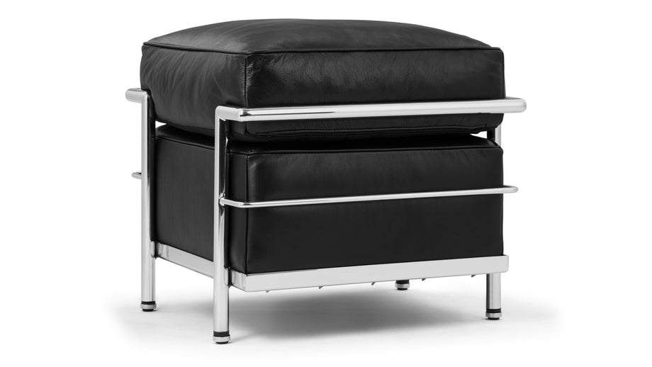 CorbusierMidnight Black Premium Leather