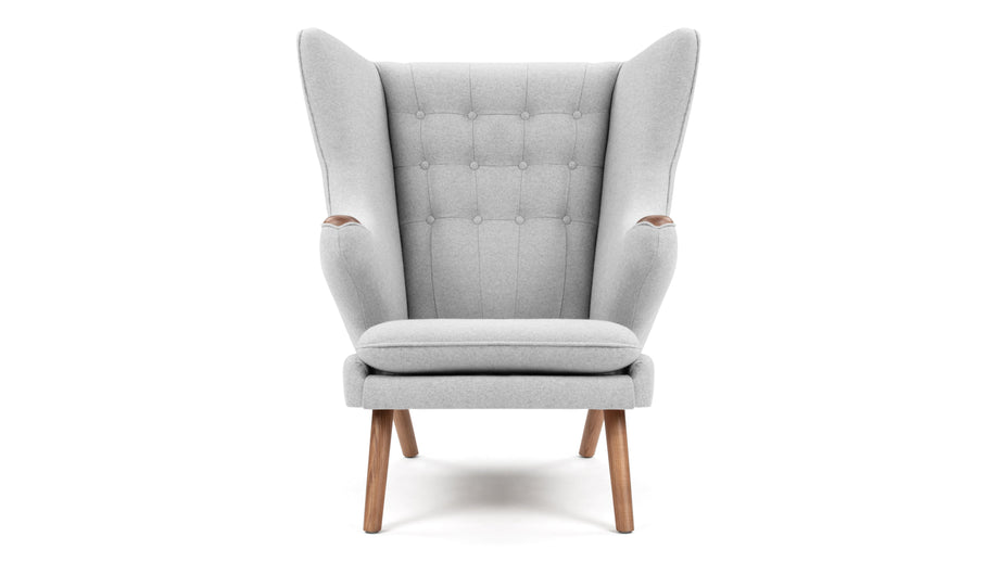 Papa BearLight Gray Wool