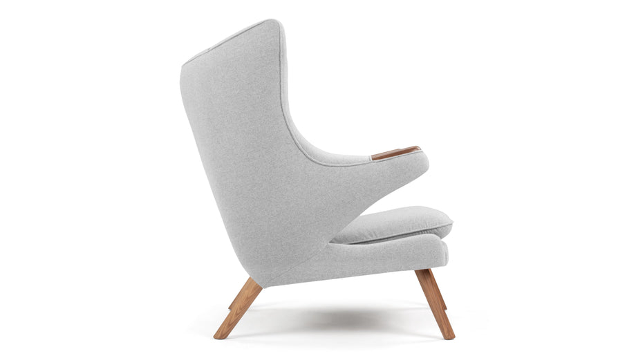 Papa BearLight Gray Wool