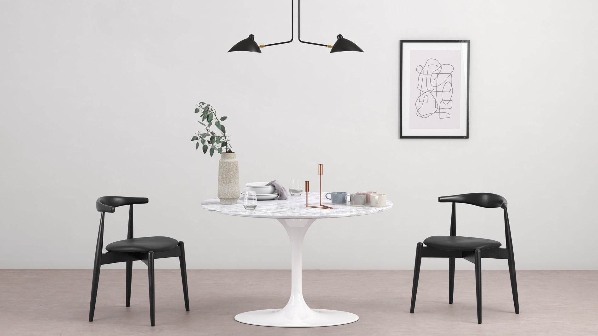 Mouille CeilingBlack