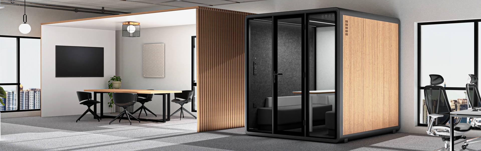 Flyttbar stillhetsboks