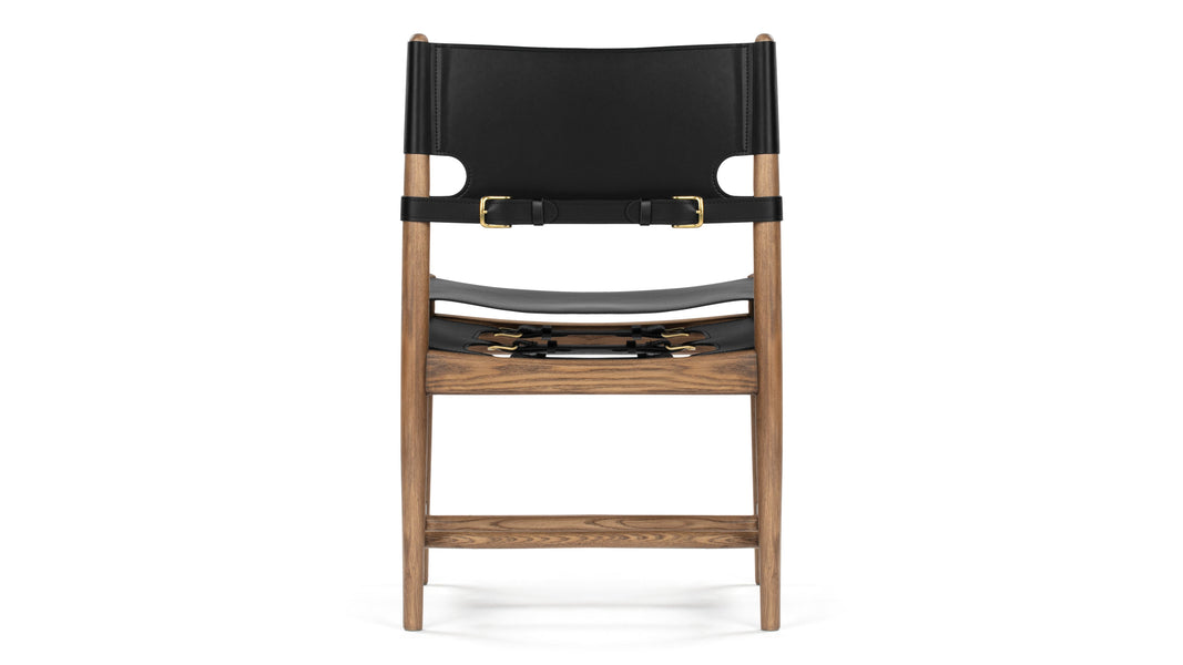 AkselDeep Black Vegan Leather