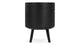 Felix - Felix - Felix Two Drawer Nightstand, Black Ash - Image 3