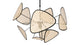 Oka - Oka - Oka Ceiling Lamp, Black and Natural Rattan - Image 1