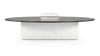 Verre Particulier - Verre Particulier - Verre Particulier Coffee Table, White Marble and Smoked Glass - Image 4