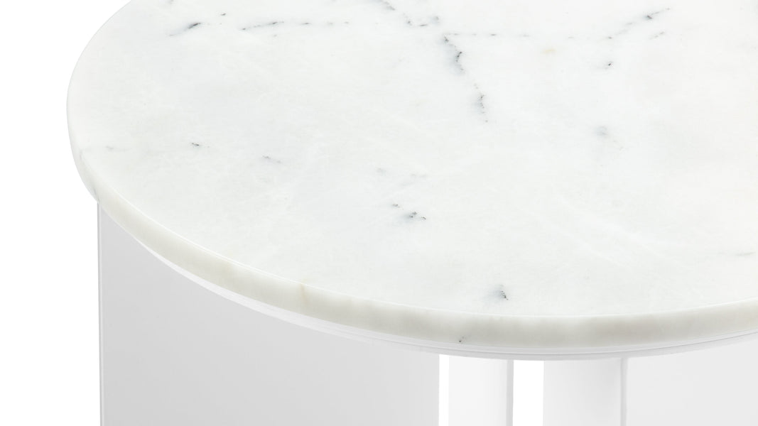 GianniGianni - Gianni Side Table, White Marble