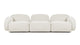 Gigi - Gigi - Gigi Three Seater Sofa, White Boucle - Image 1