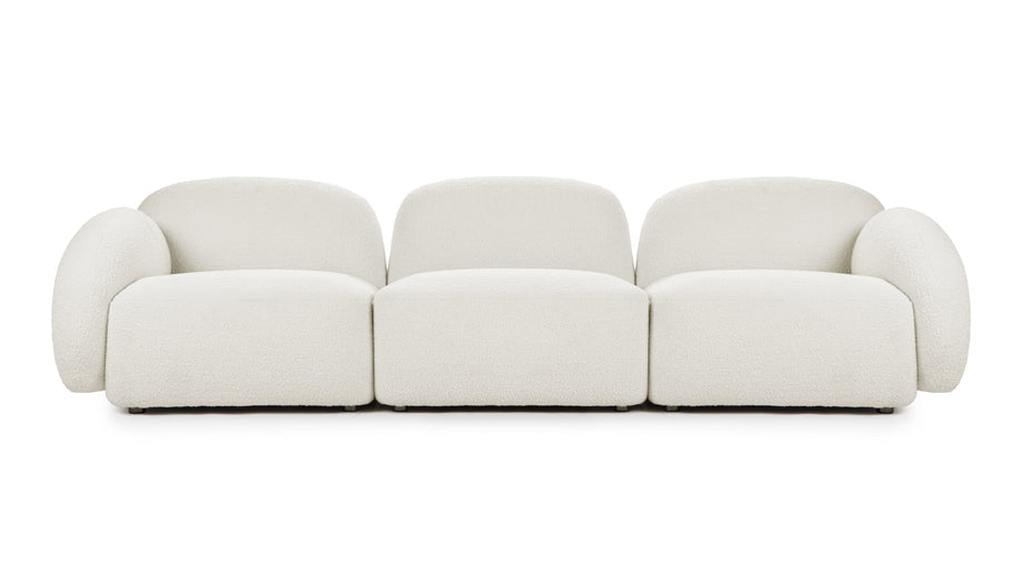 GigiGigi - Gigi Three Seater Sofa, White Boucle