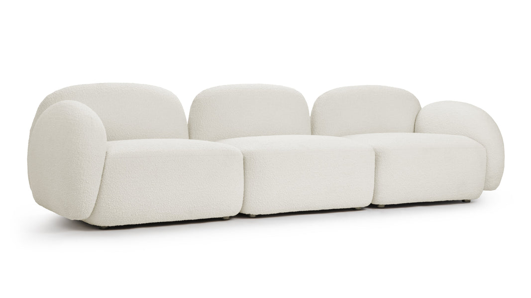 GigiGigi - Gigi Three Seater Sofa, White Boucle